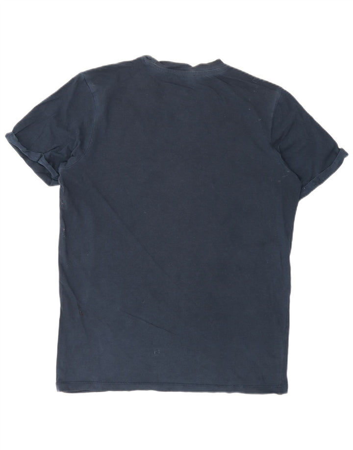 T-shirt da uomo Jack & Jones Top Small in cotone blu navy