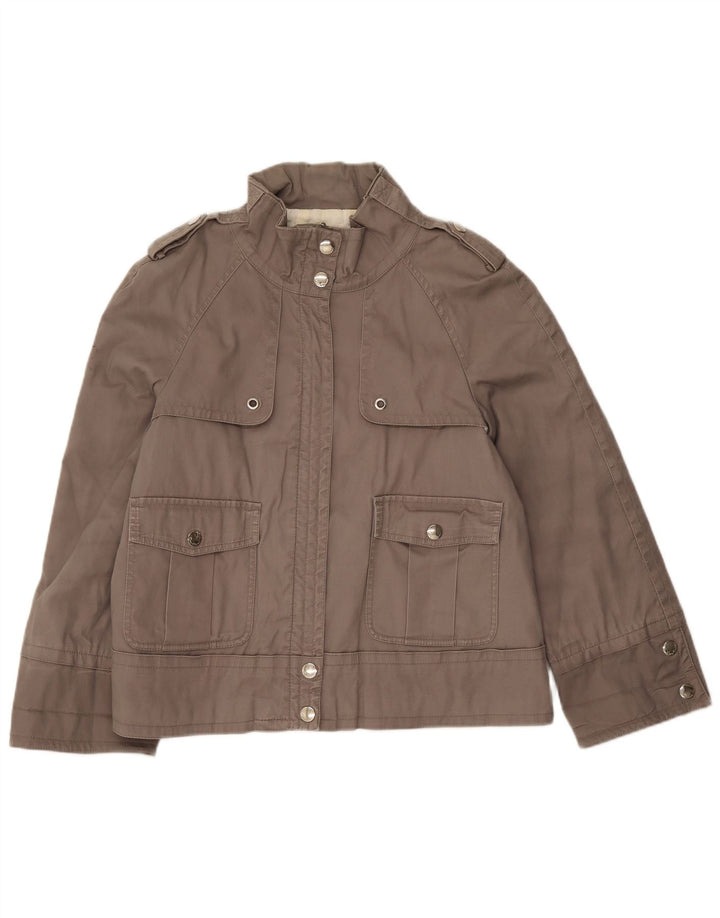 Giacca militare da donna Zara UK 18 XL cotone grigio