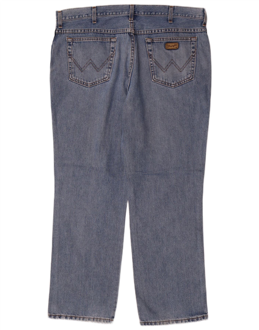 Jeans dritti da uomo Wrangler Texas W40 L30 in cotone blu