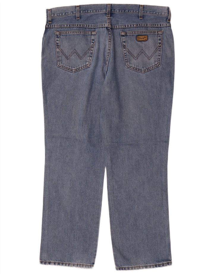 Jeans dritti da uomo Wrangler Texas W40 L30 in cotone blu