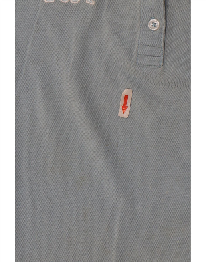 Polo Kappa da donna UK 12 blu medio in cotone