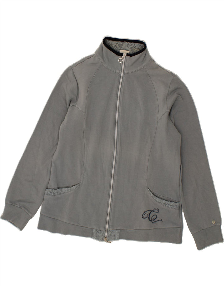 CHAMPION Womens Tracksuit Top Jacket UK 18 XL Grey Cotton Vintage Champion and Second-Hand Champion from Messina Hembry 