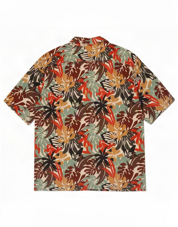 Camicia hawaiana a maniche corte da uomo Grand & Hills 3XL floreale multicolore