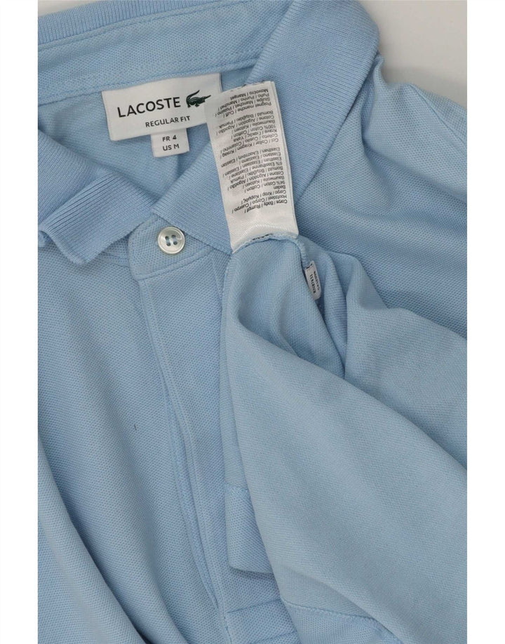 Polo da uomo Regular Fit Lacoste taglia 4 in cotone blu medio