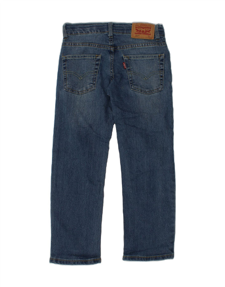 LEVI'S Boys 511 Slim Jeans 6-7 Years W24 L21 Navy Blue Cotton | Vintage Levi's | Thrift | Second-Hand Levi's | Used Clothing | Messina Hembry 