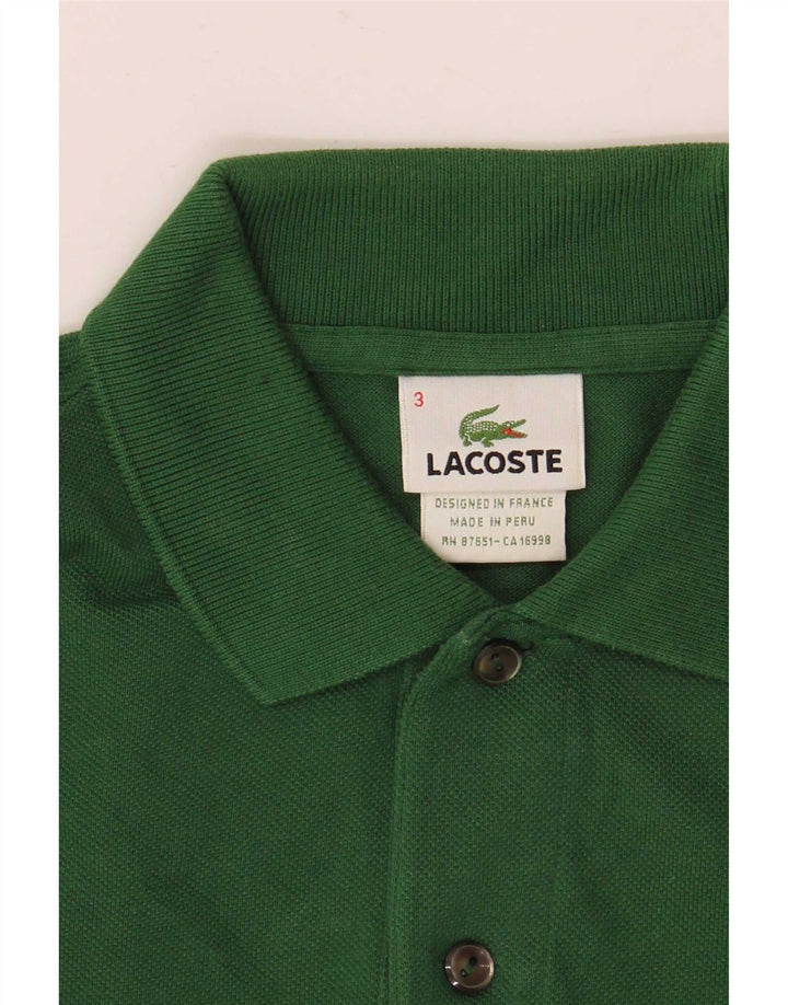 Polo da uomo Lacoste taglia 3 piccola verde