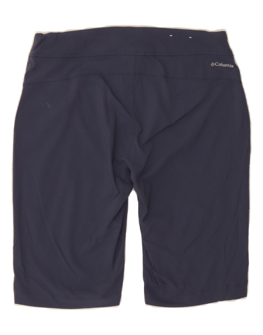 COLUMBIA Womens Chino Shorts US 6 Medium W30 Navy Blue Nylon Vintage Columbia and Second-Hand Columbia from Messina Hembry 