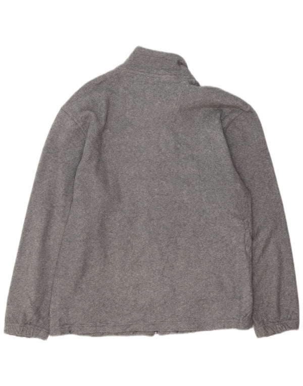 Giacca in pile da uomo Izod UK 38 Poliestere grigio medio