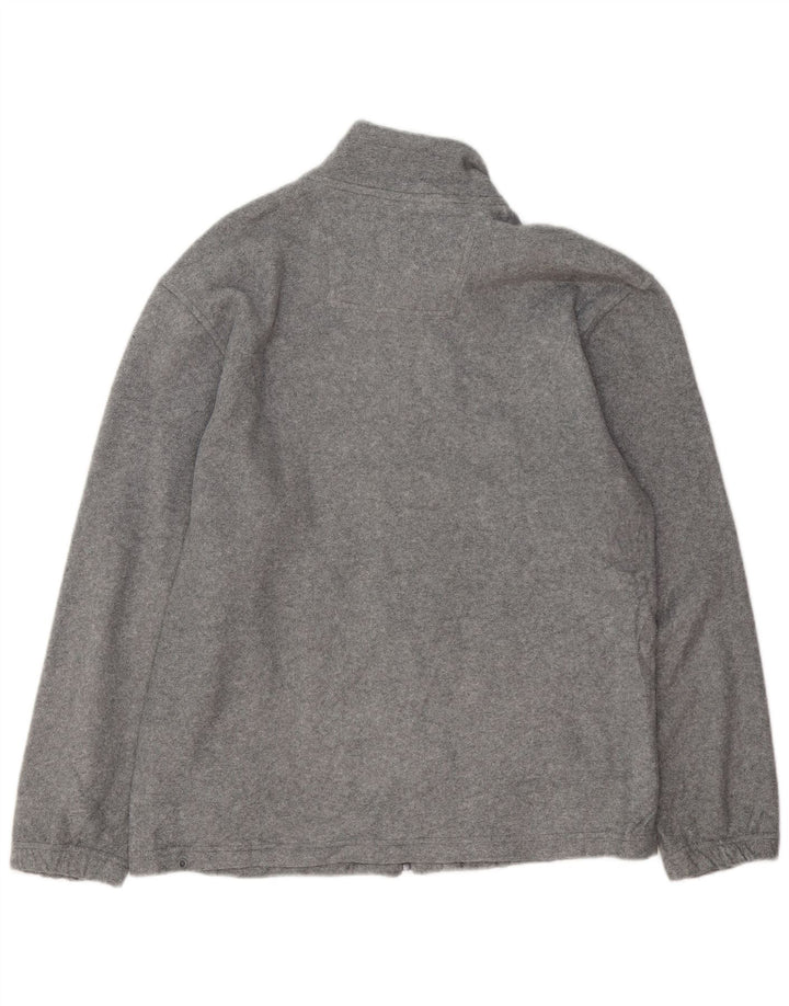 Giacca in pile da uomo Izod UK 38 Poliestere grigio medio