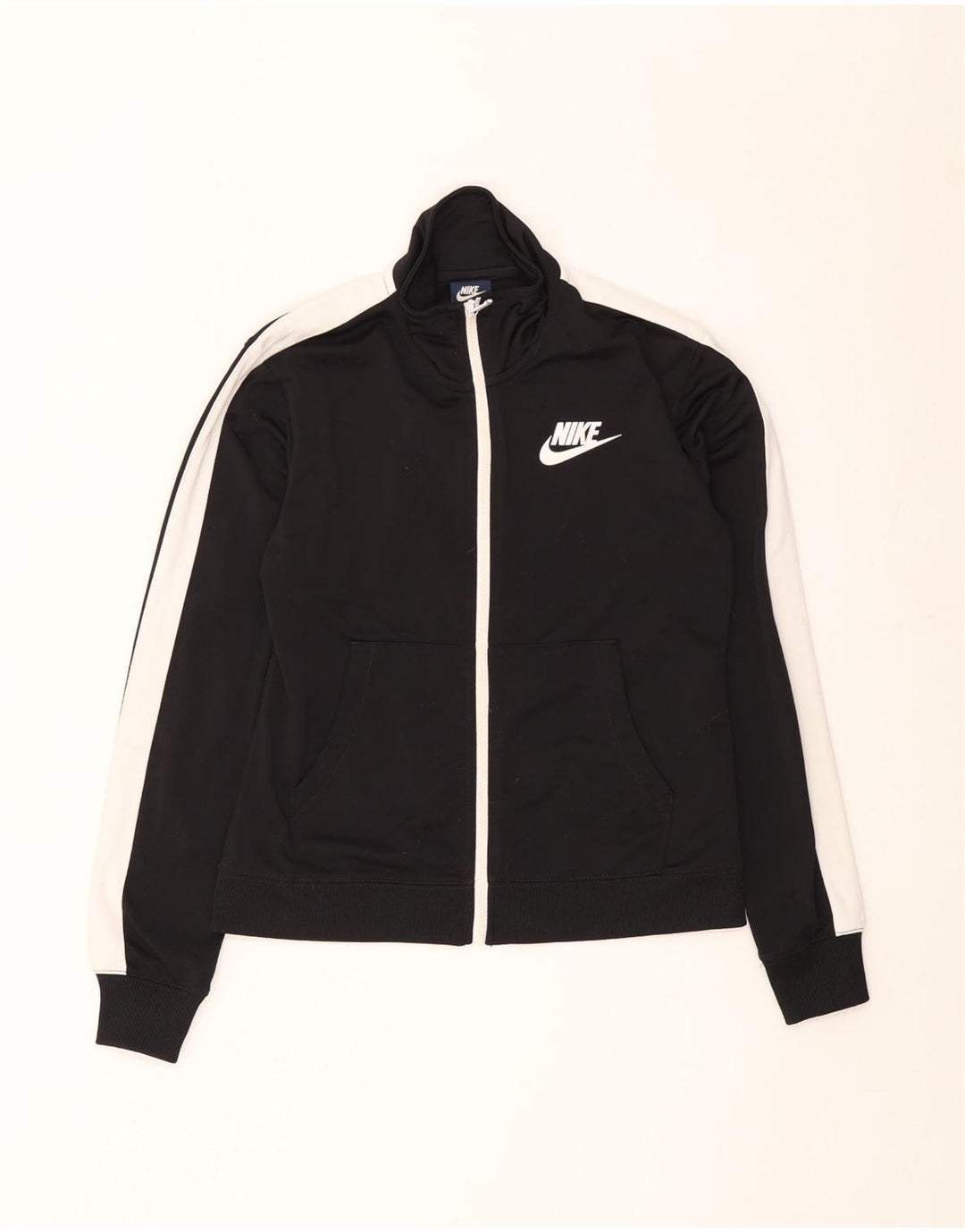Giacca da tuta da uomo Nike XS XS in poliestere color block nero