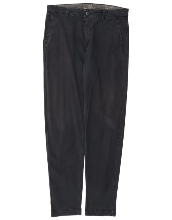 Pantaloni chino affusolati standard da uomo Levi's W34 L34 cotone blu navy