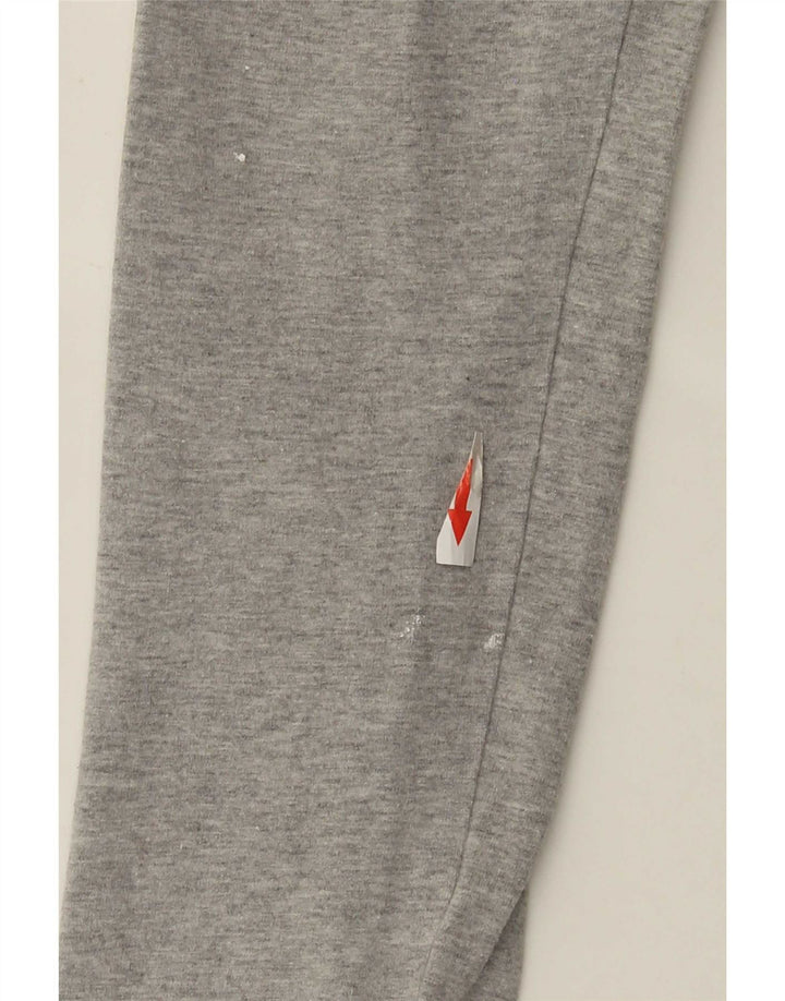 Leggings grafici da donna Adidas UK 8 piccolo cotone grigio