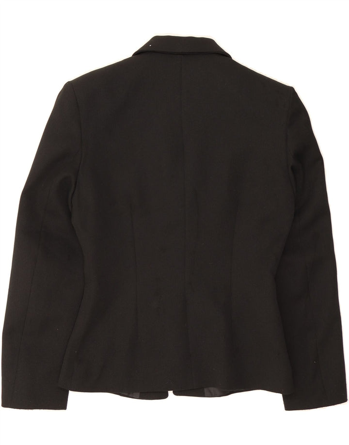 CELLOPHANE Womens Blazer Jacket IT 40 Small Black Polyester Vintage Cellophane and Second-Hand Cellophane from Messina Hembry 