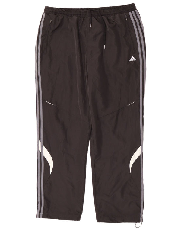 Pantaloni da tuta Adidas Climalite da uomo 2XL Nero Colourblock