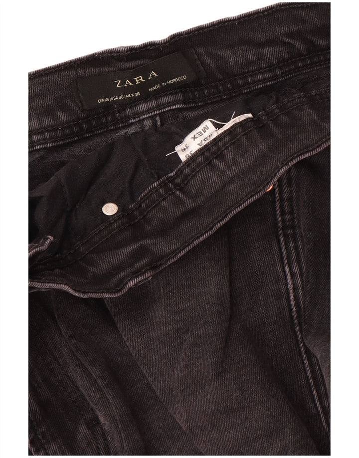 Jeans slim da uomo Zara EU 46 XL W36 L30 Grigio