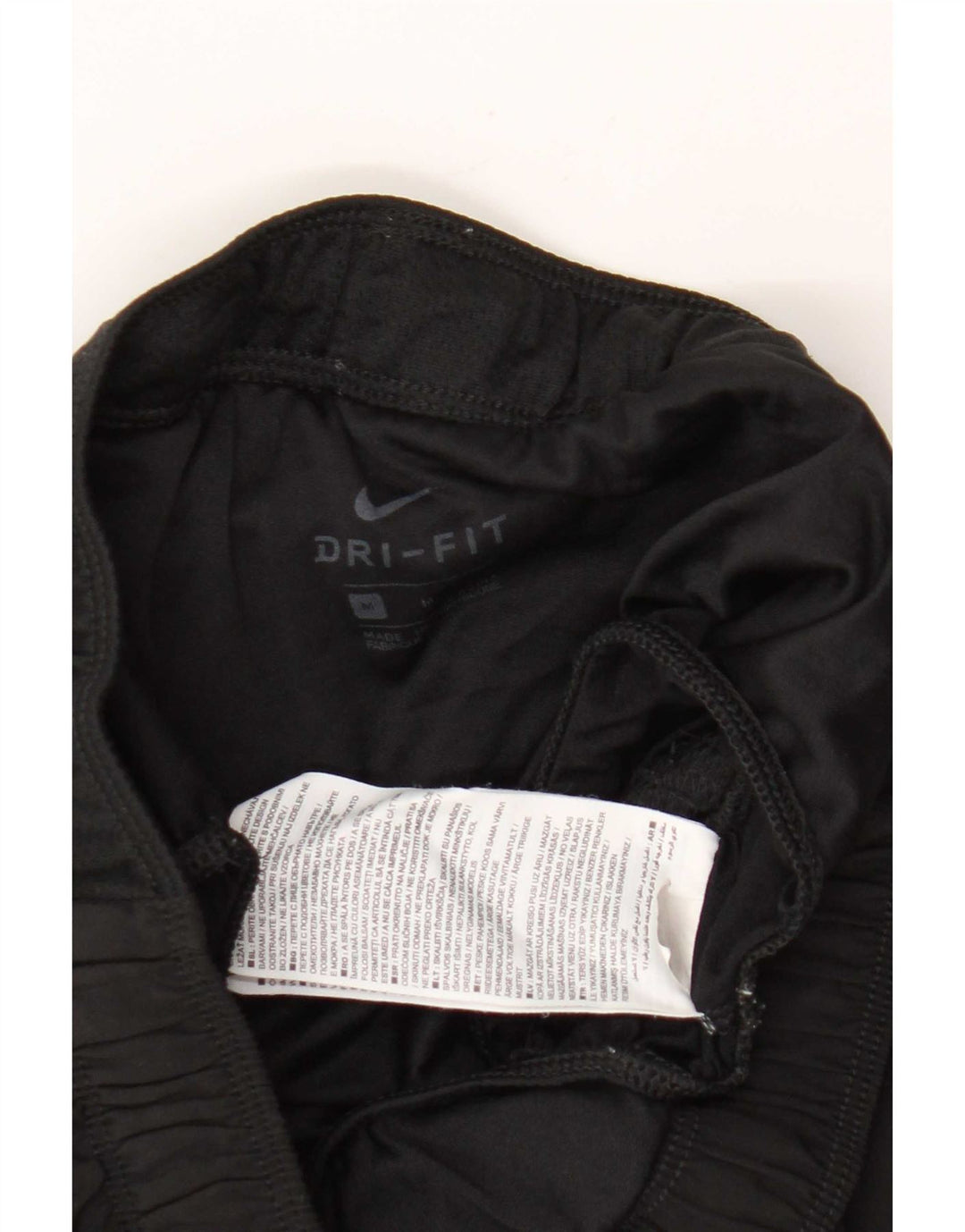 Pantaloncini sportivi Nike Dri Fit da donna, medio, in poliestere nero