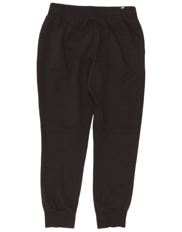 Pantaloni da tuta da donna Puma Joggers UK 10 Small Black Cotton