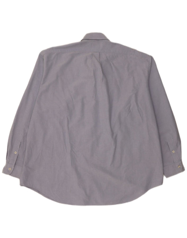 Camicia Ralph Lauren da uomo grande e alta XL in cotone blu