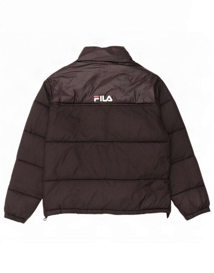 Giacca imbottita da uomo Fila UK 38 nylon nero medio
