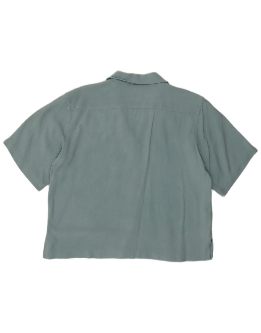 Camicia a maniche corte da donna Tommy Bahama UK 12 Medium Turchese a spina di pesce