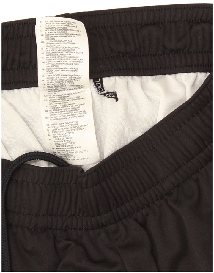 Pantaloncini sportivi Adidas Climacool da uomo piccoli in poliestere color block nero