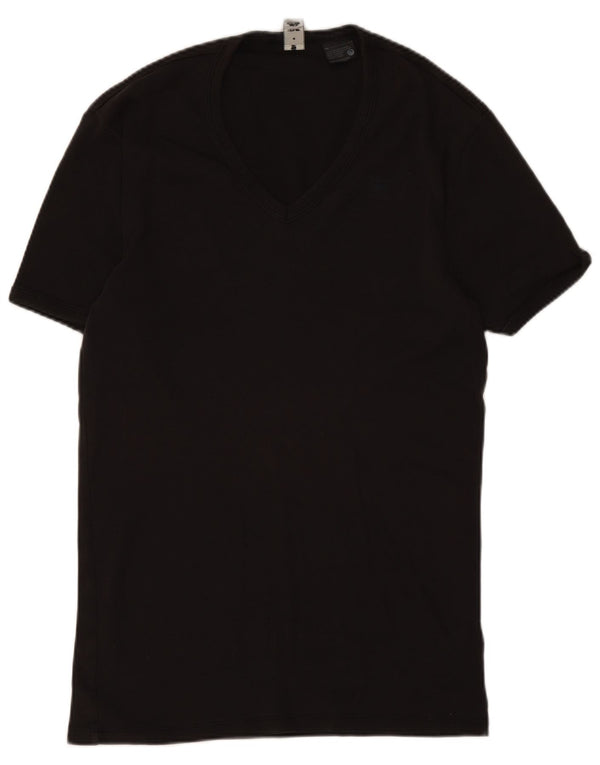 Maglietta da donna G-Star Top UK 10 piccola in cotone nero