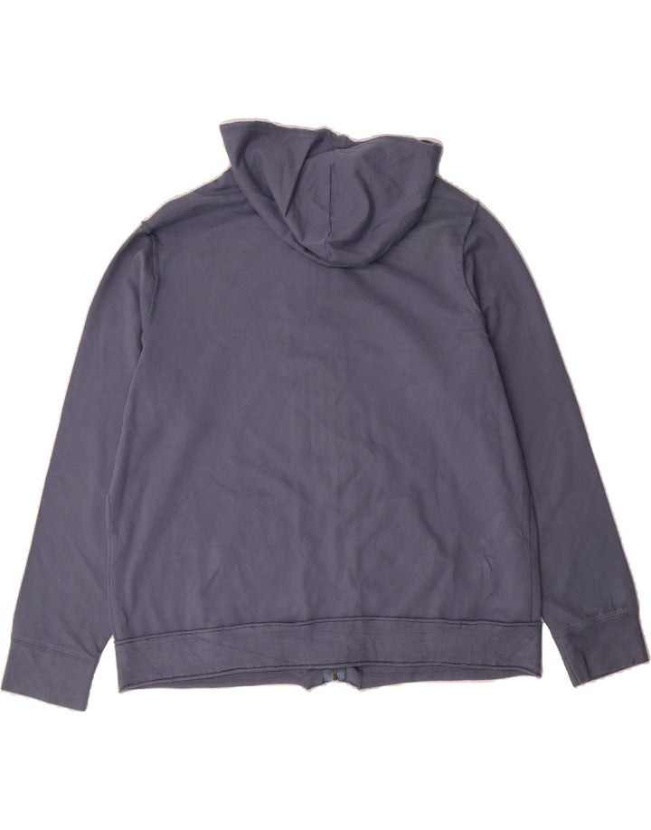 MOSSIMO Womens Oversized Zip Hoodie Sweater UK 18 XL Blue Cotton Vintage Mossimo and Second-Hand Mossimo from Messina Hembry 