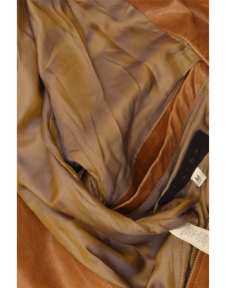 Giacca in pelle da donna Targa UK 14 Marrone medio
