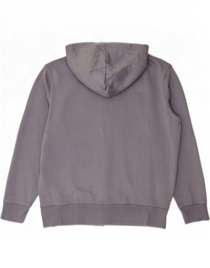 Maglione con cappuccio e zip da uomo French Connection in cotone grigio medio