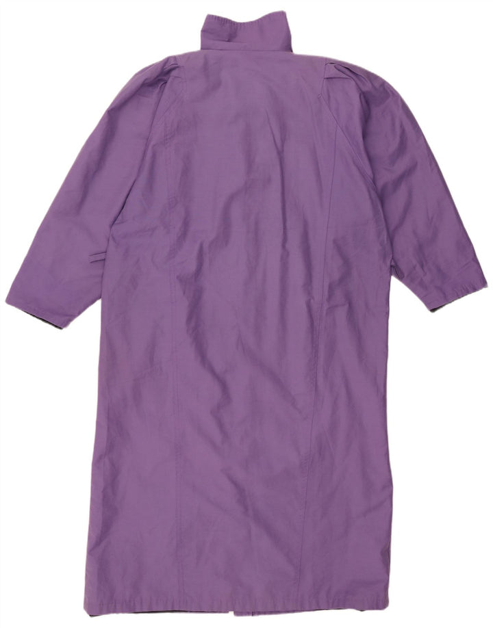 Cappotto oversize vintage da donna UK 18 XL viola