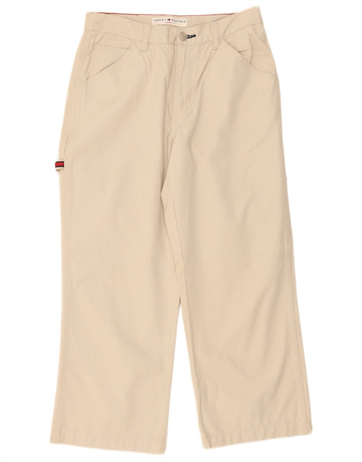 Pantaloni corti cargo da donna Tommy Hilfiger US 6 medi W28 L24 bianchi