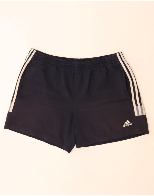 Pantaloncini sportivi ADIDAS Clima 365 XL blu navy in poliestere color block