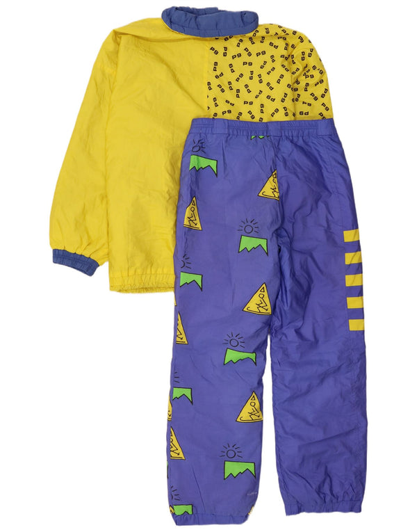 Tuta intera da uomo con vestibilità ampia grafica Voiki UK 40 Large Yellow Colourblock