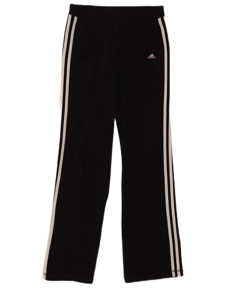Pantaloni della tuta Adidas Climalite da ragazza 14-15 anni in poliestere nero