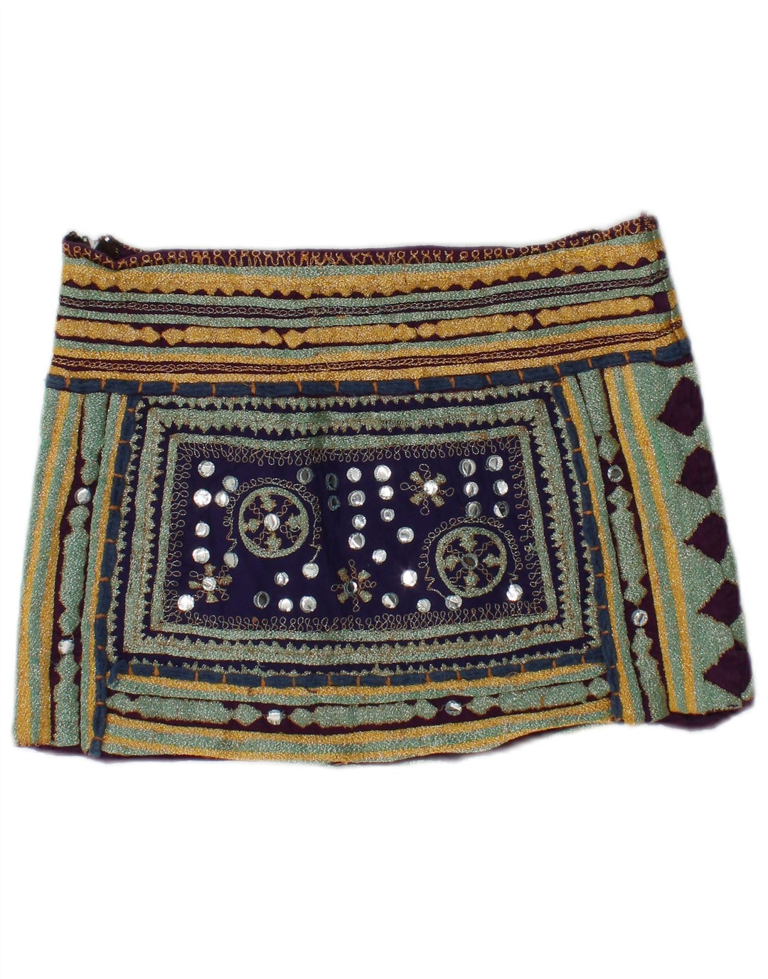 Minigonna Zara da donna media W28 multicolore geometrica