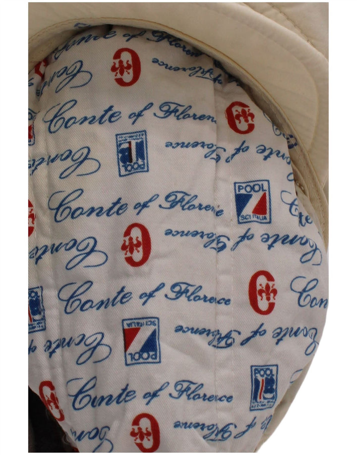 Coppola da uomo Conte of Florence taglia unica bianco sporco