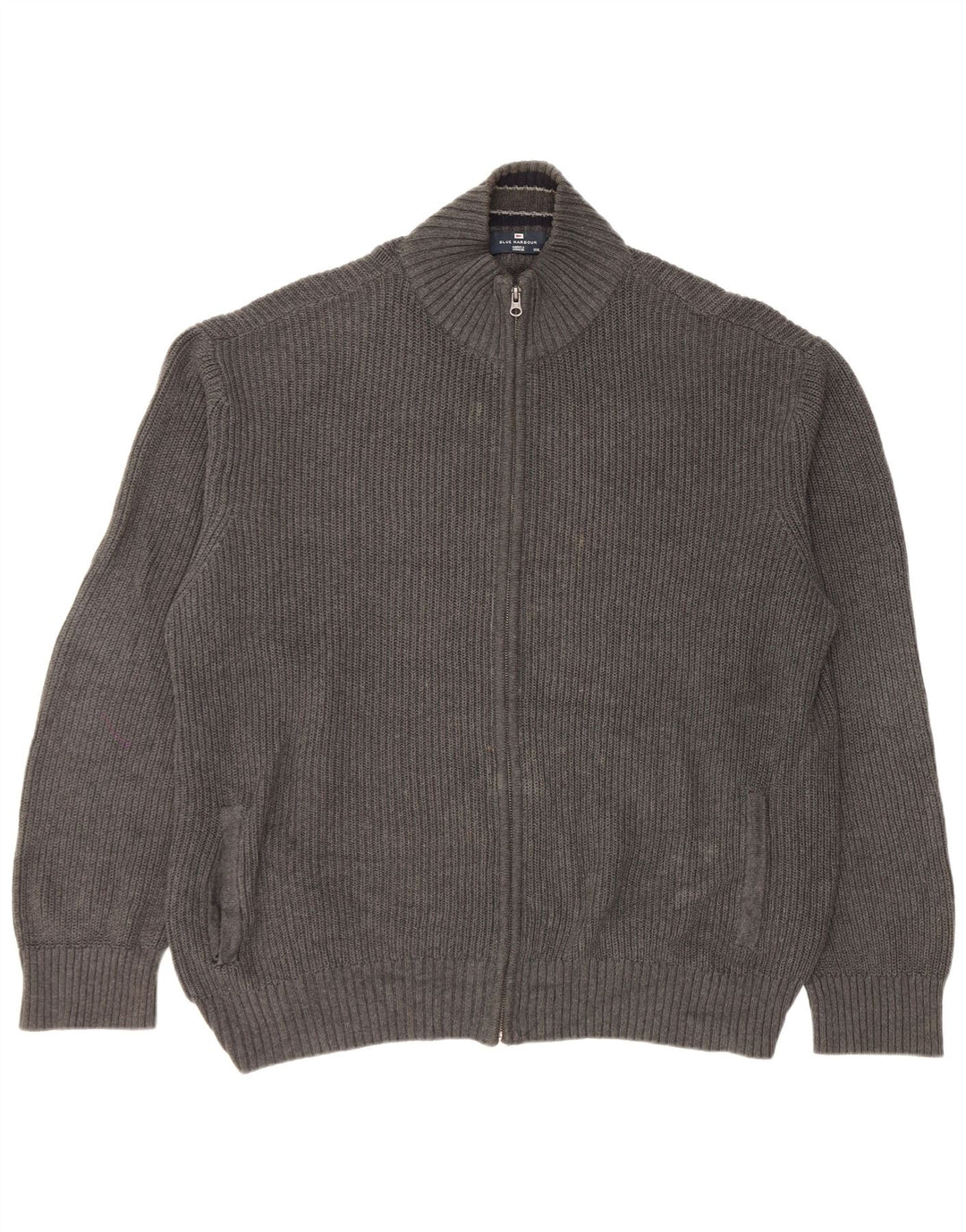 Maglione cardigan Harbour blu da uomo Marks & Spencer 2XL cotone grigio