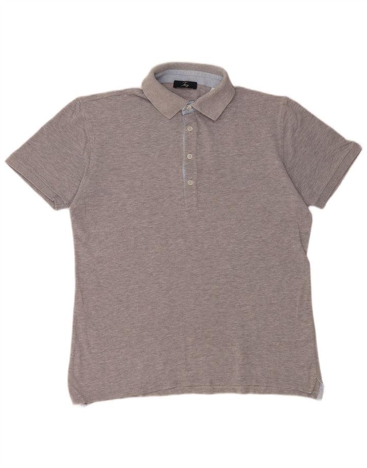 Polo Uomo Fay IT 48 Cotone Grigio Medio