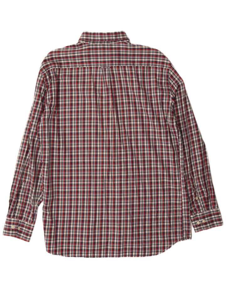 GANT Camicia casual da uomo XL in cotone a quadri rossi