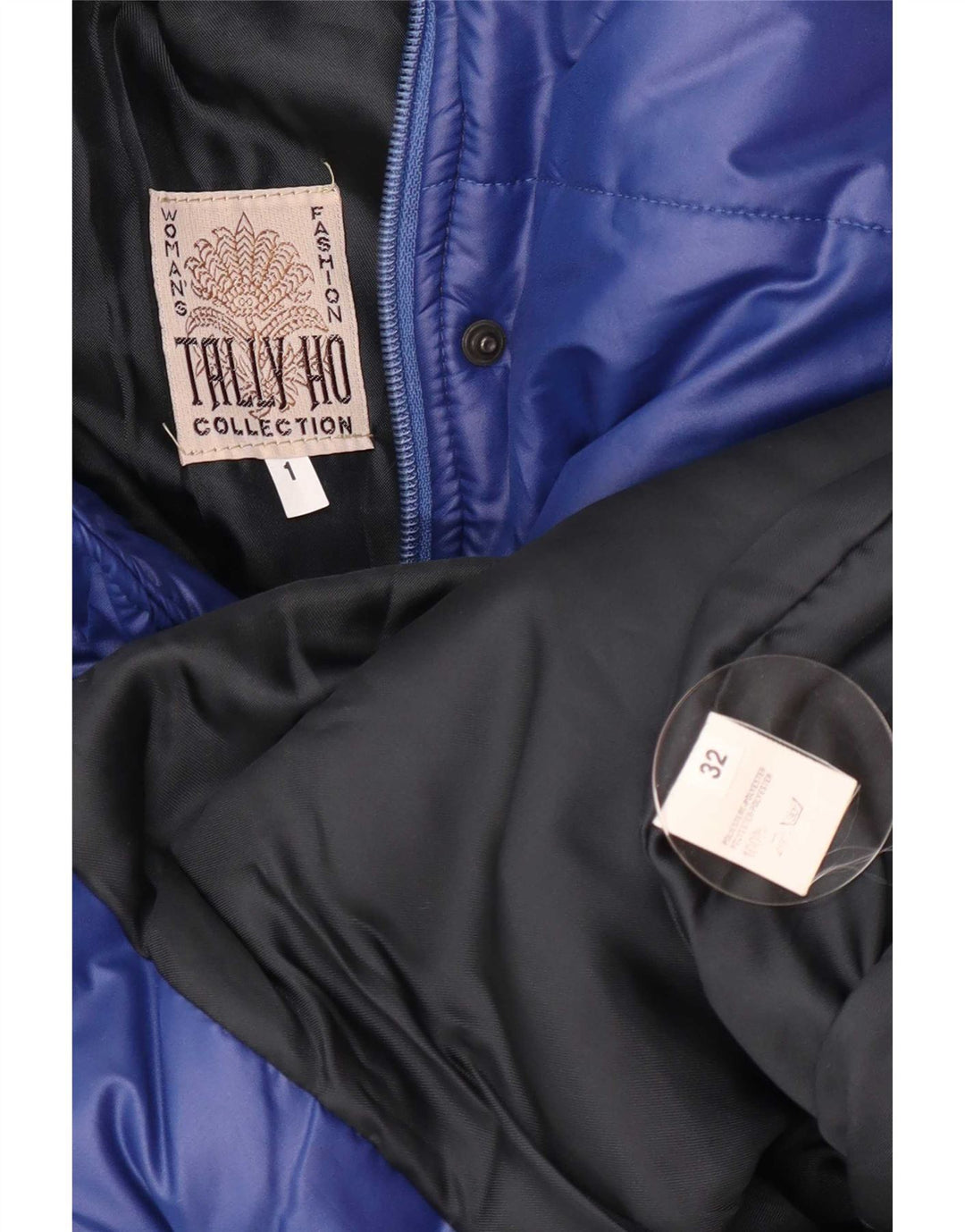 Cappotto imbottito oversize da donna Tally Ho EU 32 2XS poliestere blu