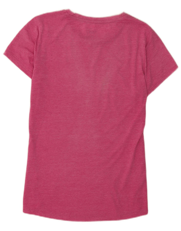 T-shirt grafica da donna Puma UK 12 Medium Pink Sports