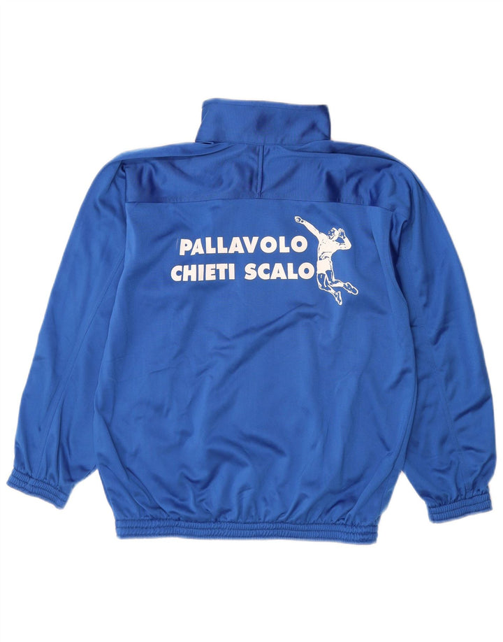 Giacca da tuta grafica da ragazzo CHAMPION 11-12 anni in poliestere blu