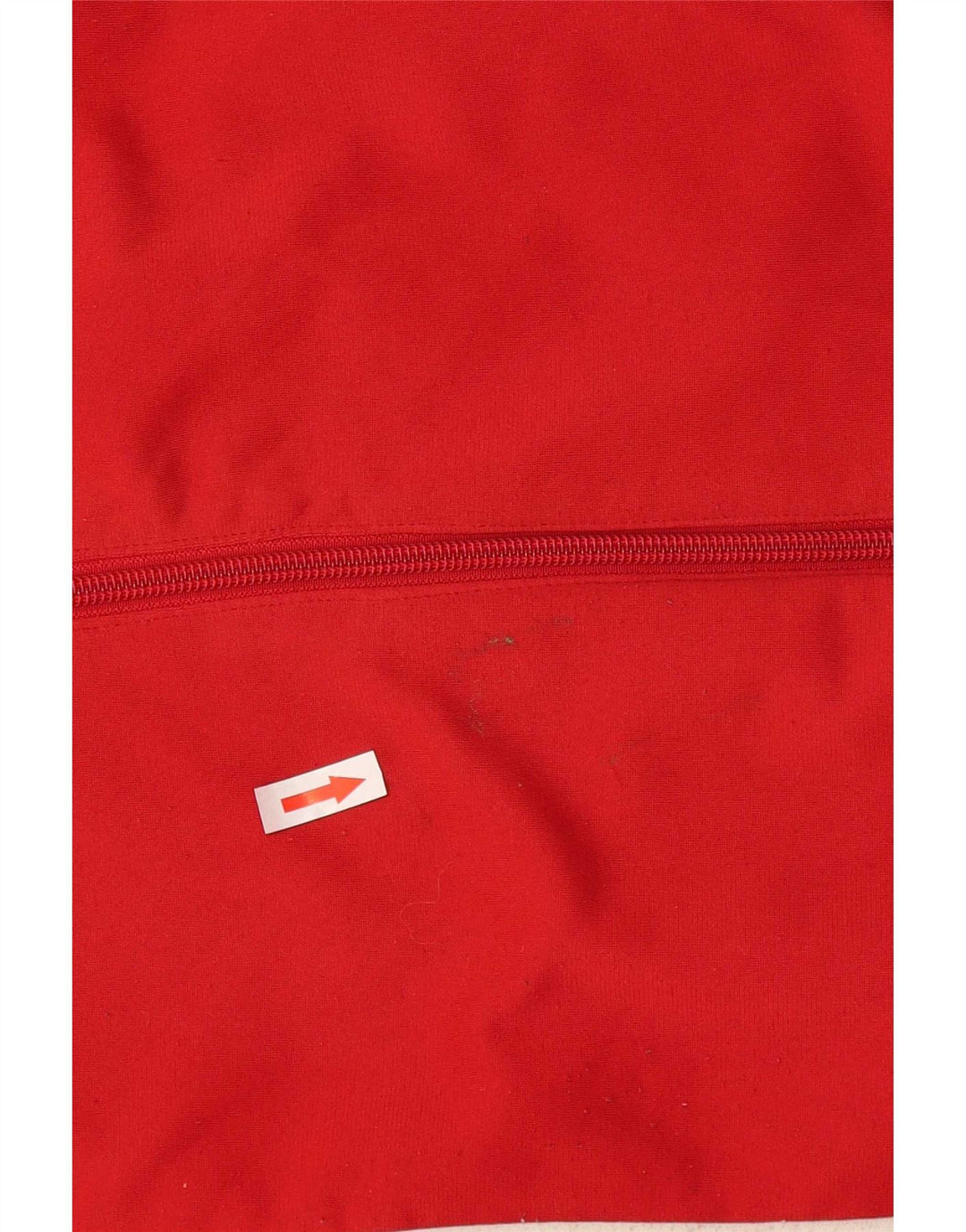 Giacca da tuta da uomo Nike UK 38/40 Poliestere color block rosso medio