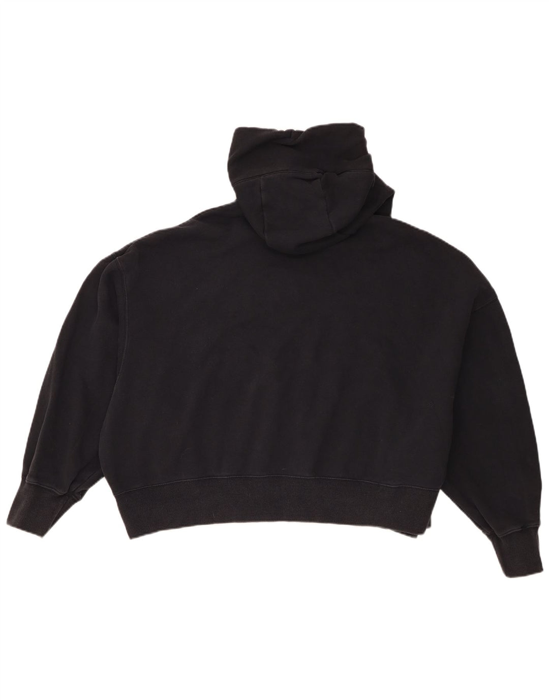 Felpa con cappuccio oversize da donna Nike UK 14 cotone medio nero