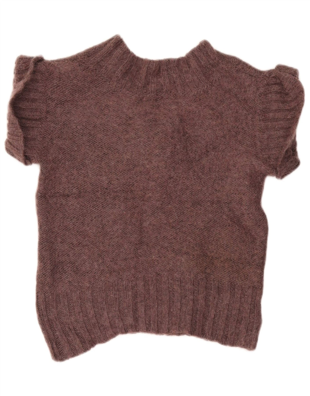 MASSIMO DUTTI Maglione da donna con scollo a V UK 12 Bordeaux medio