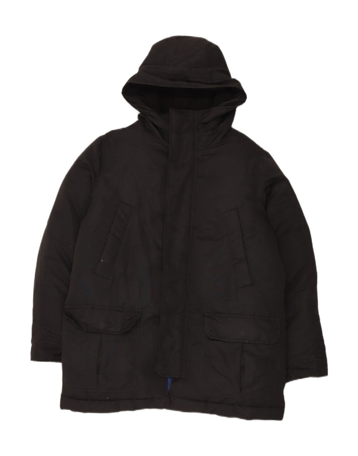 Gap Giacca imbottita con cappuccio da uomo UK 40 Large Nero Poliestere