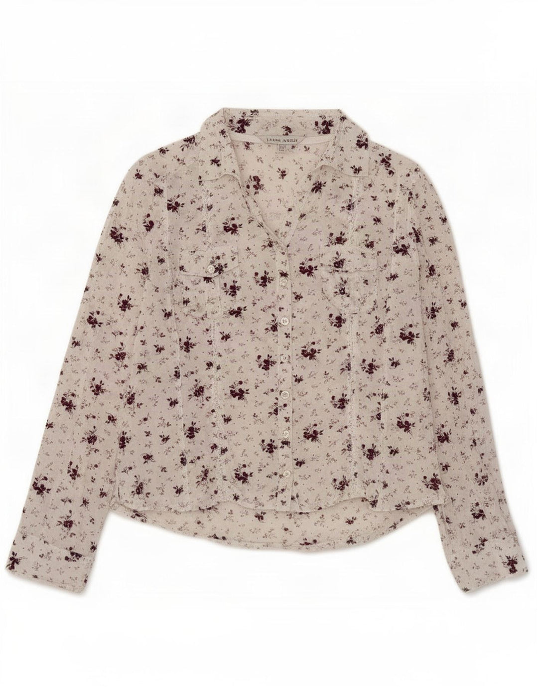 Camicia da donna Laura Ashley UK 12 Medium White Floral