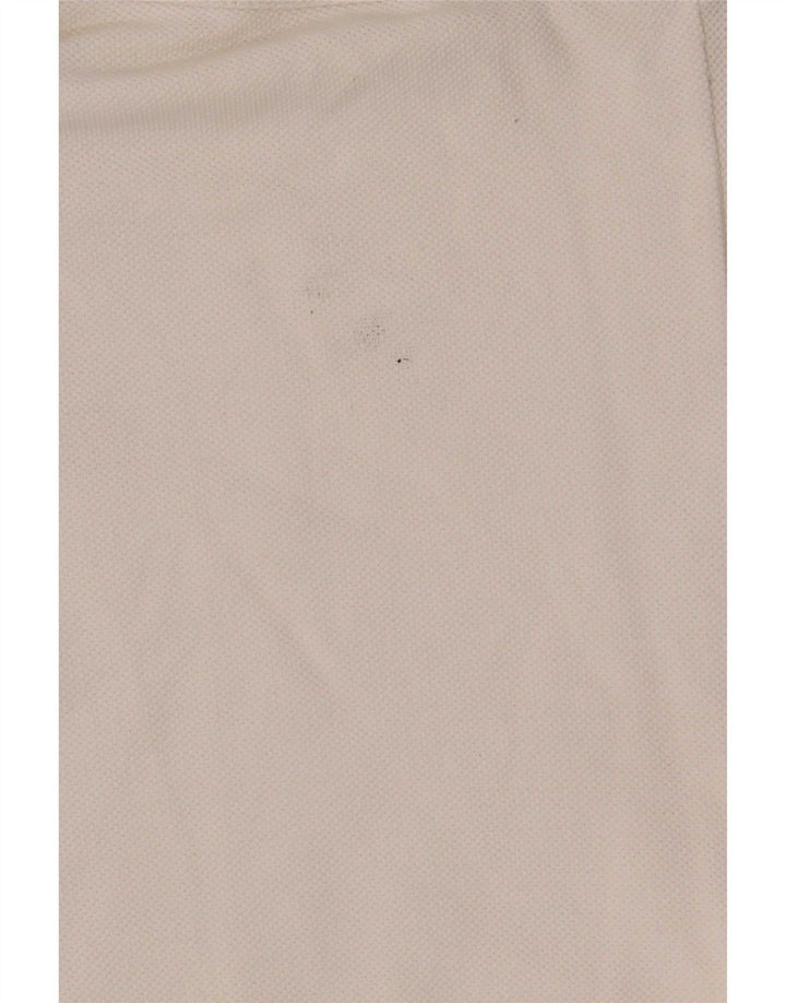 Levi's Polo da uomo grande in cotone bianco