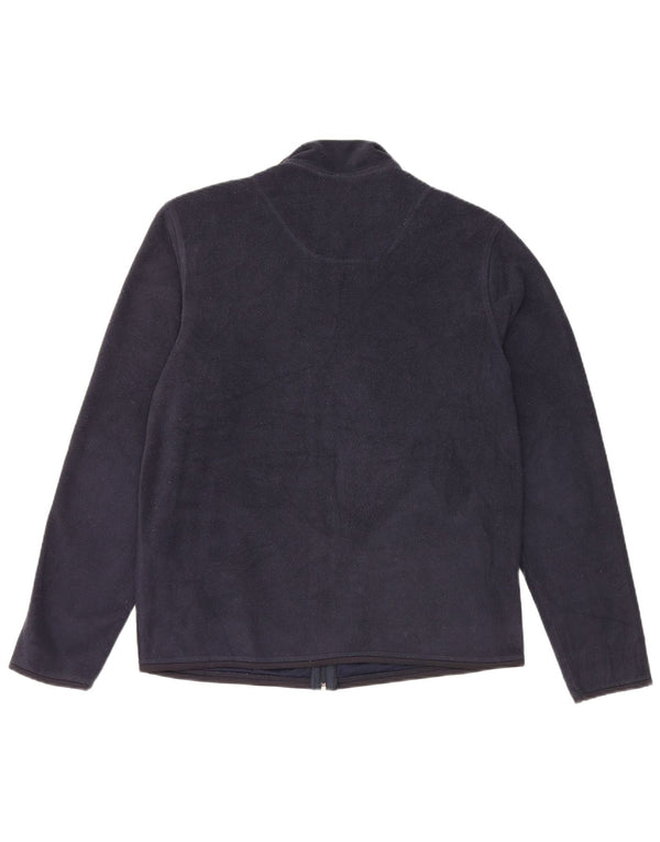 Giacca in pile da uomo Marks & Spencer UK 36 Small Poliestere blu navy