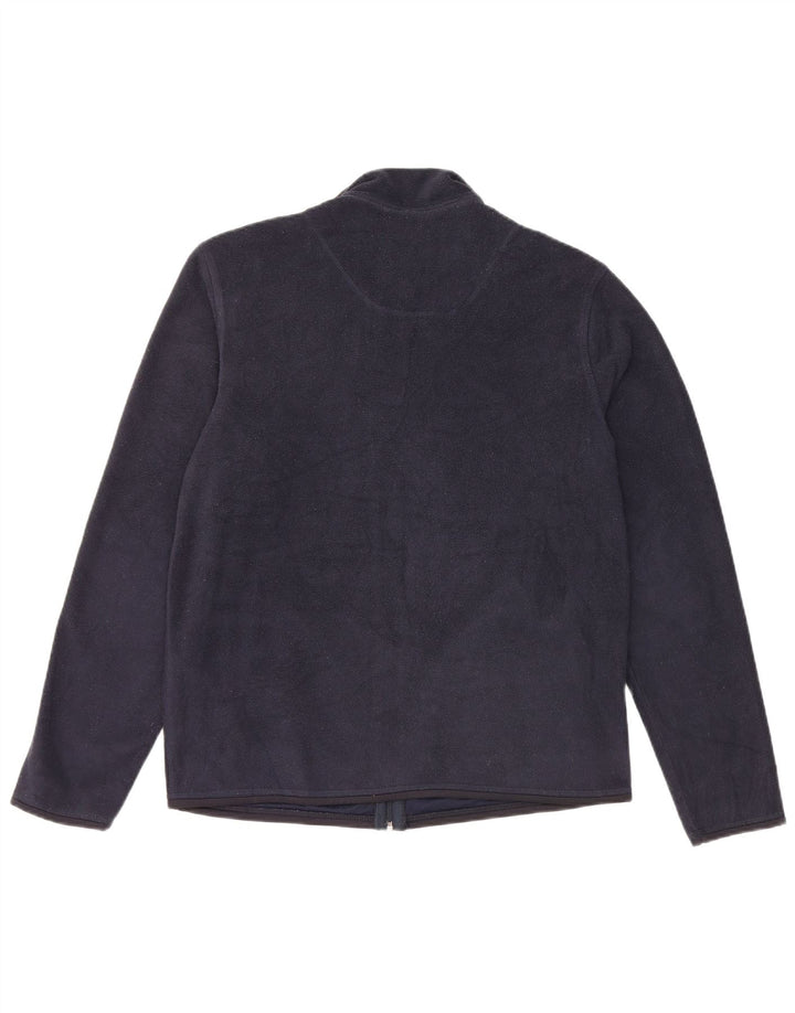 Giacca in pile da uomo Marks & Spencer UK 36 Small Poliestere blu navy